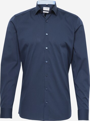 Coupe slim Chemise OLYMP en bleu : devant