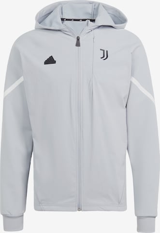 Veste de survêtement 'Juventus Designed for Gameday' ADIDAS SPORTSWEAR en gris : devant
