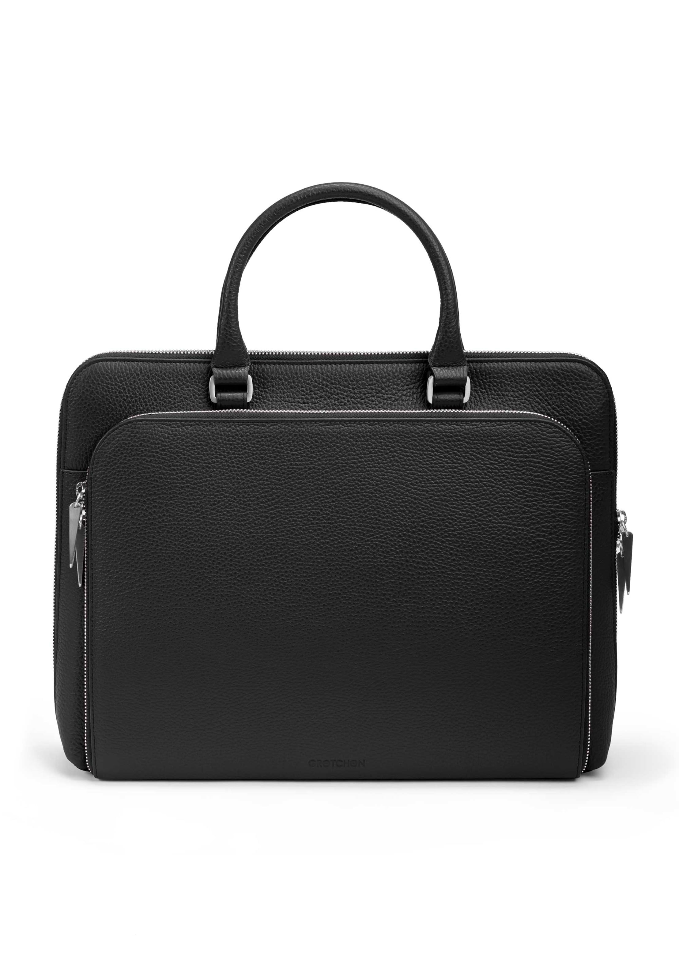 Gretchen Laptoptasche 'Jasmine' in Schwarz: Vorderseite