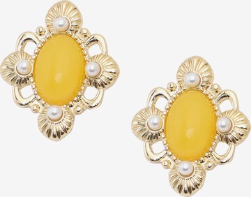 Cercei 'Jocelyn' de la SOHI pe galben: față