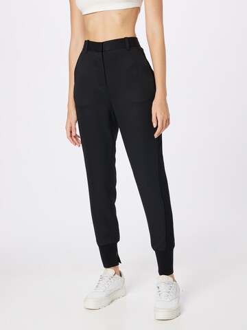 3.1 Phillip Lim Tapered Broek in Zwart: voorkant