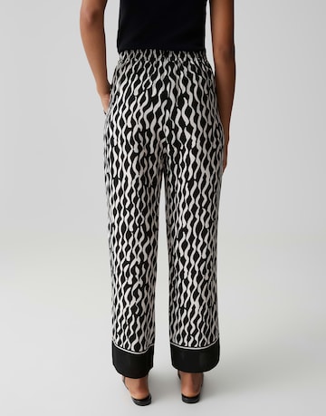 Wide leg Pantaloni 'Marou Motion' de la OPUS pe negru