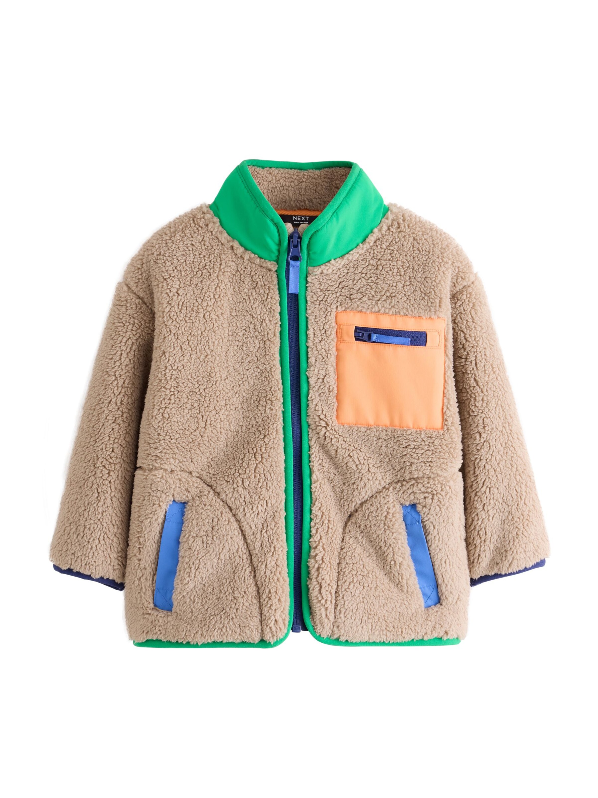 Next Fleece jas in Gemengde kleuren: voorkant