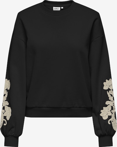 Megztinis be užsegimo 'ONLBROOKLYN' iš ONLY, spalva – glaisto spalva / juoda, Prekių apžvalga