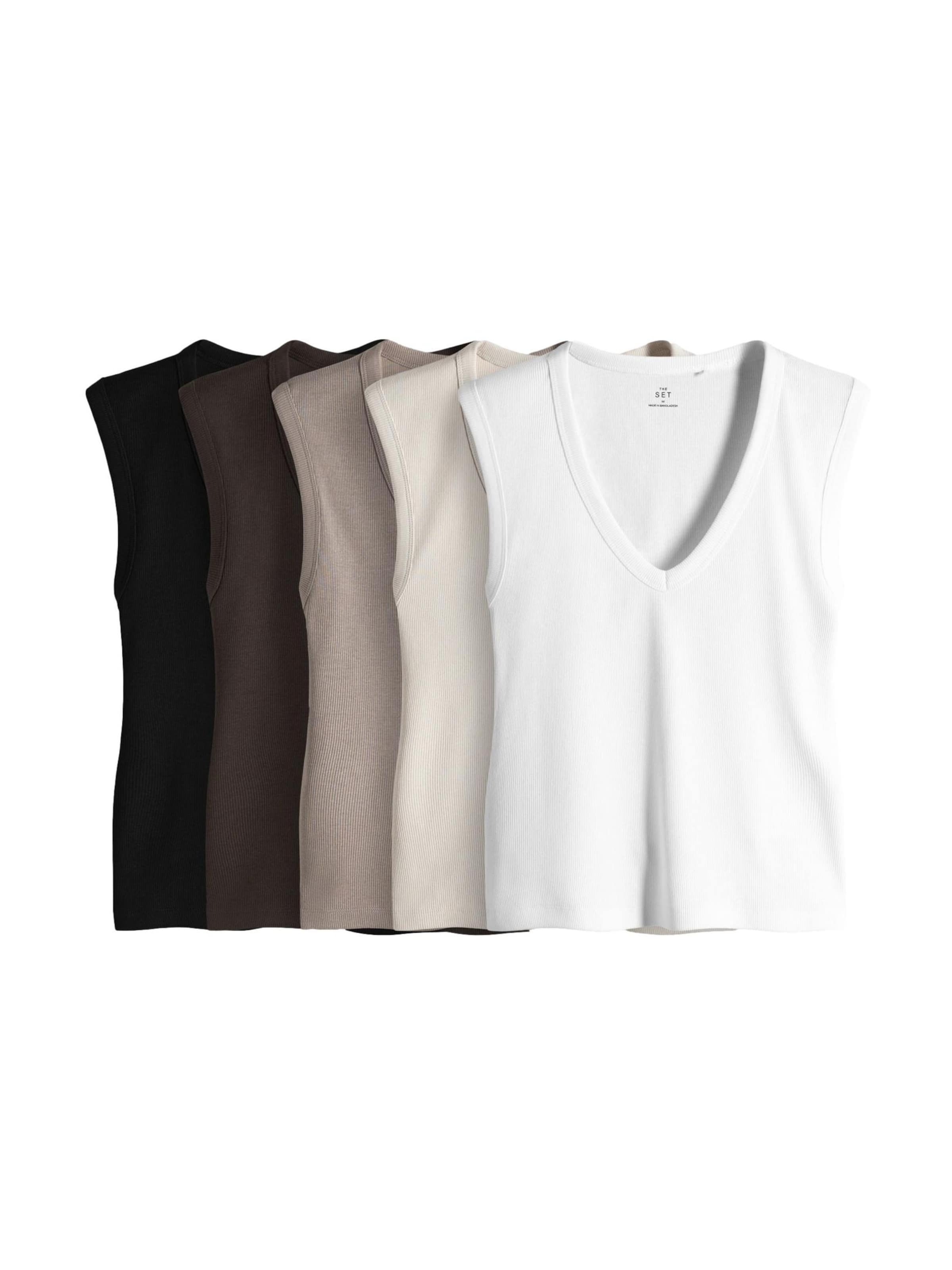 The Set Topp i beige: framsida