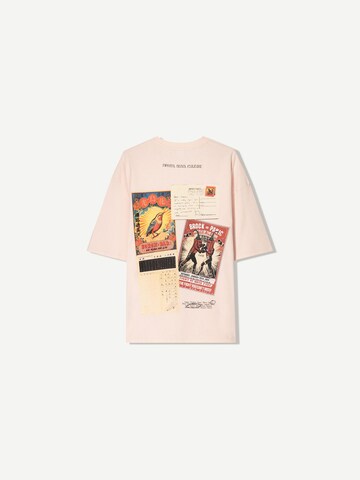 T-Shirt Bershka en rose