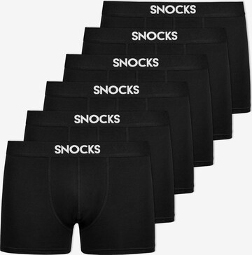 SNOCKS Boxershorts in Schwarz: predná strana