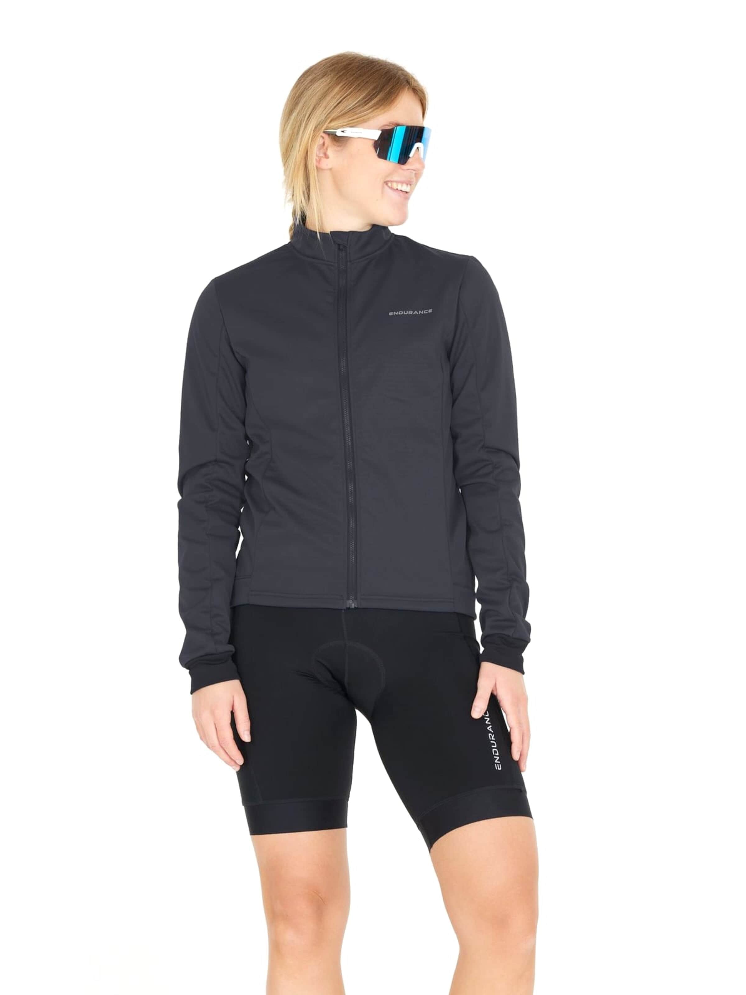 ENDURANCE Between-Season Jacket 'Titan W Cycling/MTB Thermal Windblock Jacket' in Blue: front