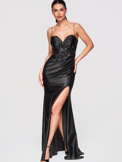 Ombre Abendkleid in 36 in schwarz, Produktansicht