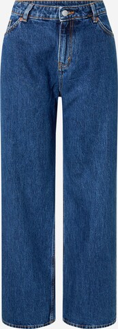 Monki Wide leg Jeans in Blue: front