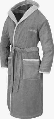 normani Long Bathrobe 'Rob' in Grey