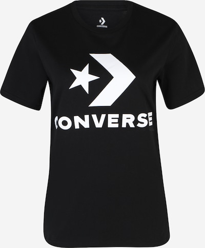 CONVERSE Shirt in schwarz / weiß, Produktansicht