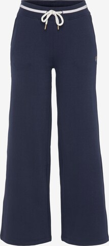 DELMAO Regular Pants in Blue: front
