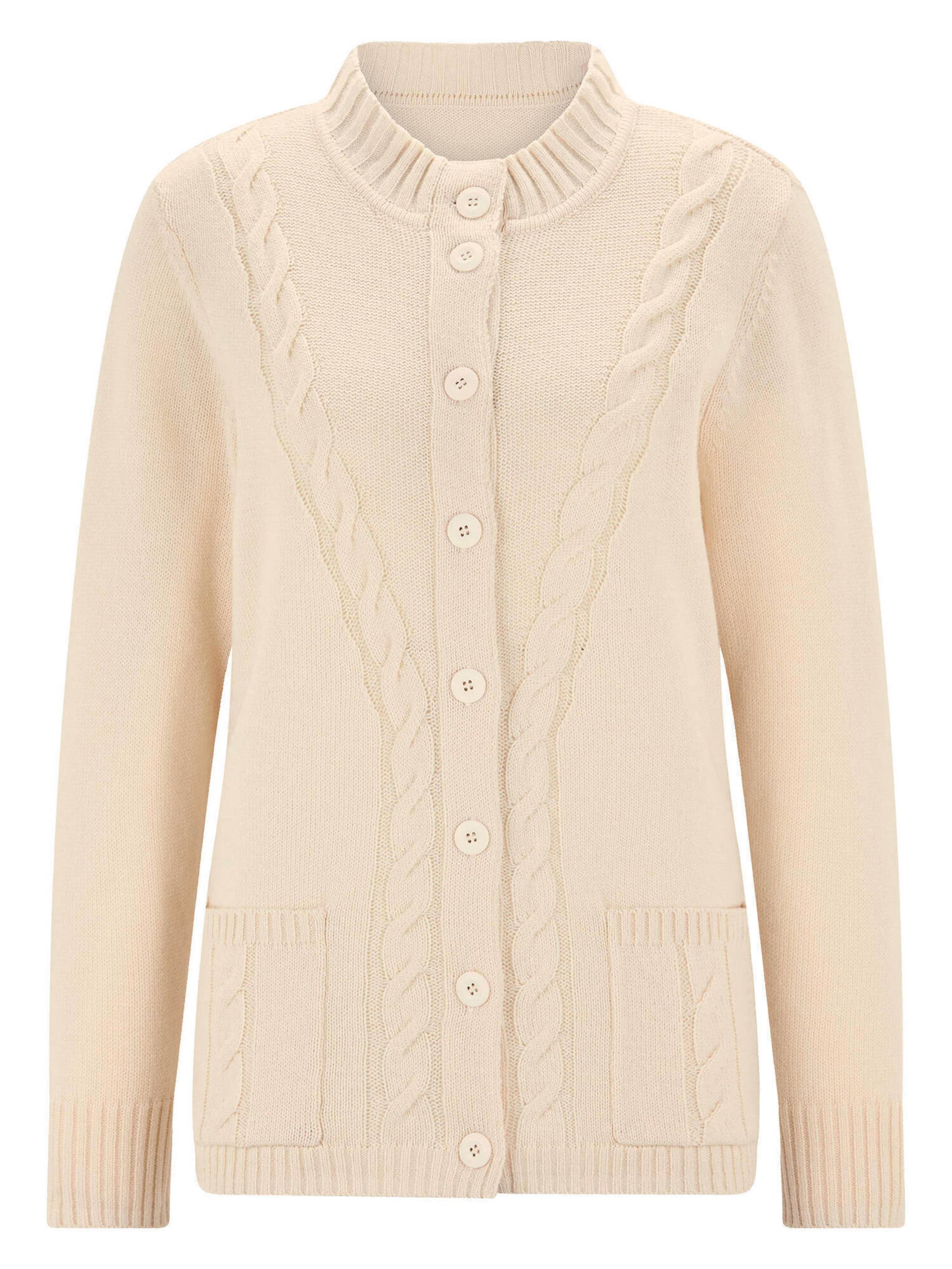 Goldner Knit cardigan in White: front