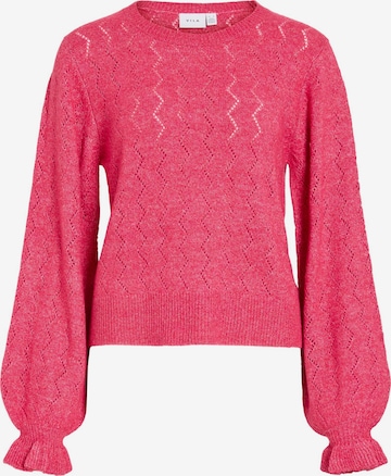 Pull-over 'VISALSA' VILA en rose : devant