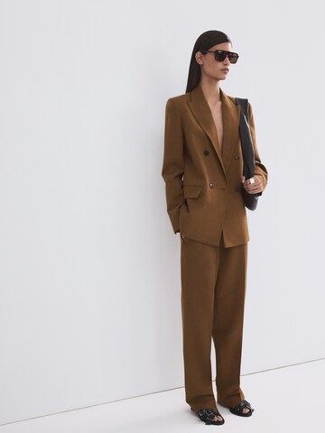 Wide leg Pantaloni cutați 'Vbtexas' de la MANGO pe maro