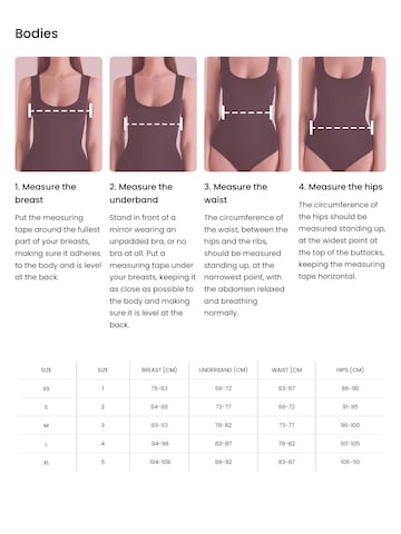Tezenis Bodysuit in Brown