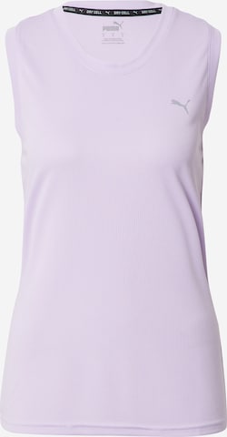 PUMA Sporttop in Lila: voorkant