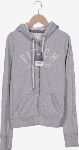 Abercrombie & Fitch Sweatshirt & Zip-Up Hoodie in M in Grey: front