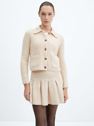 MANGO Strickjacke 'MARISAS' in Beige: predná strana