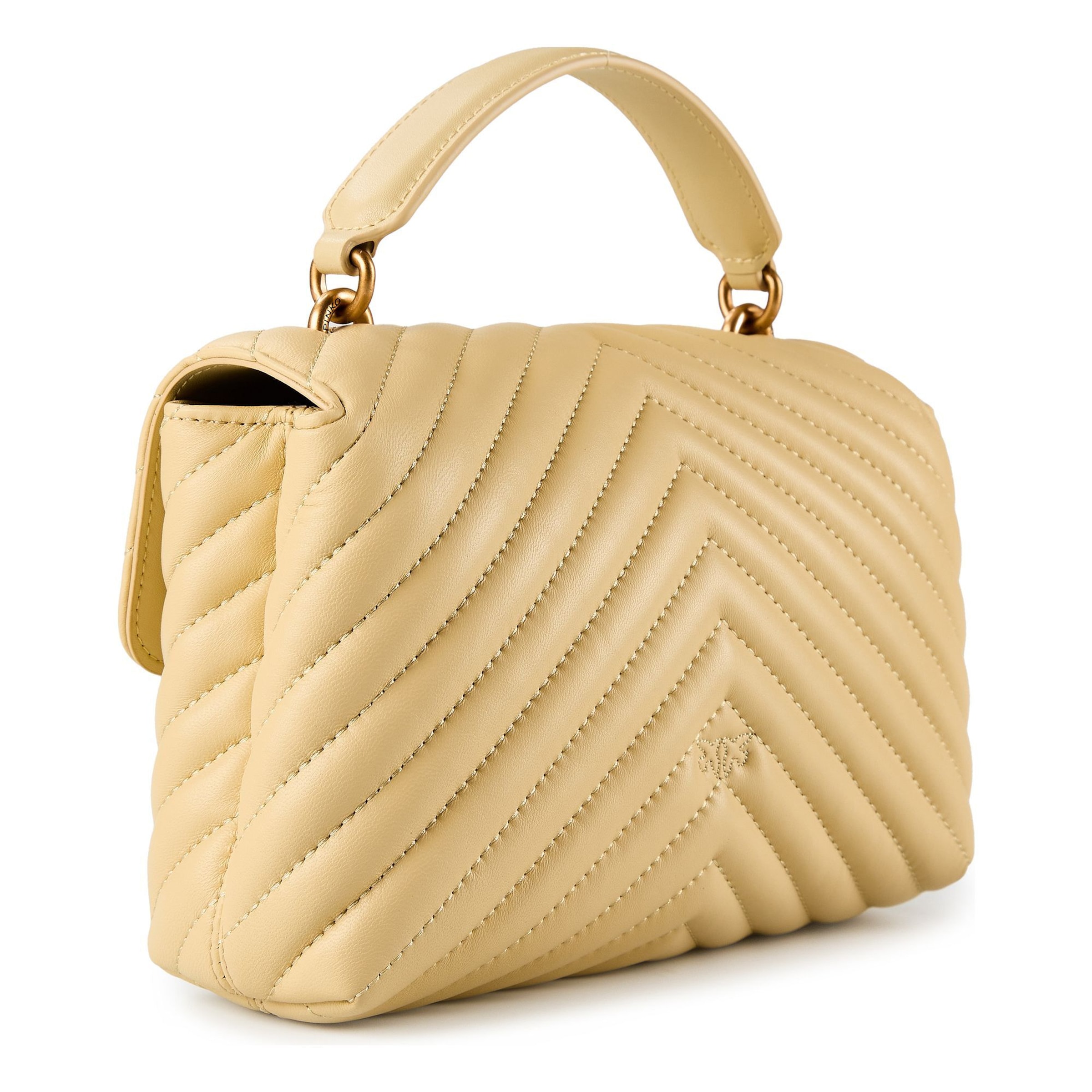 PINKO Handbag in Yellow