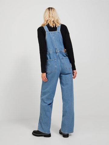 JJXX Wide Leg Latzjeans 'Lean' in Blau