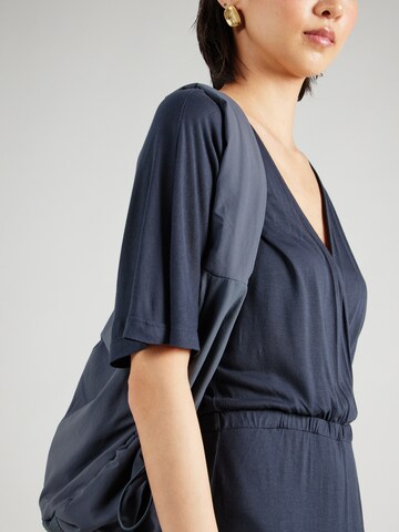 Robe 'Corine' mazine en bleu