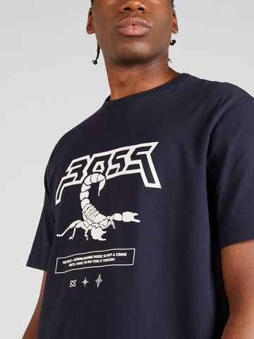 BOSS T-shirt 'Scorpion' i blå