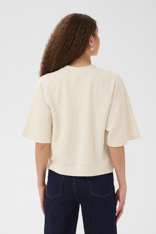 SAINT TROPEZ Sweatshirt 'Sweeney' i hvid