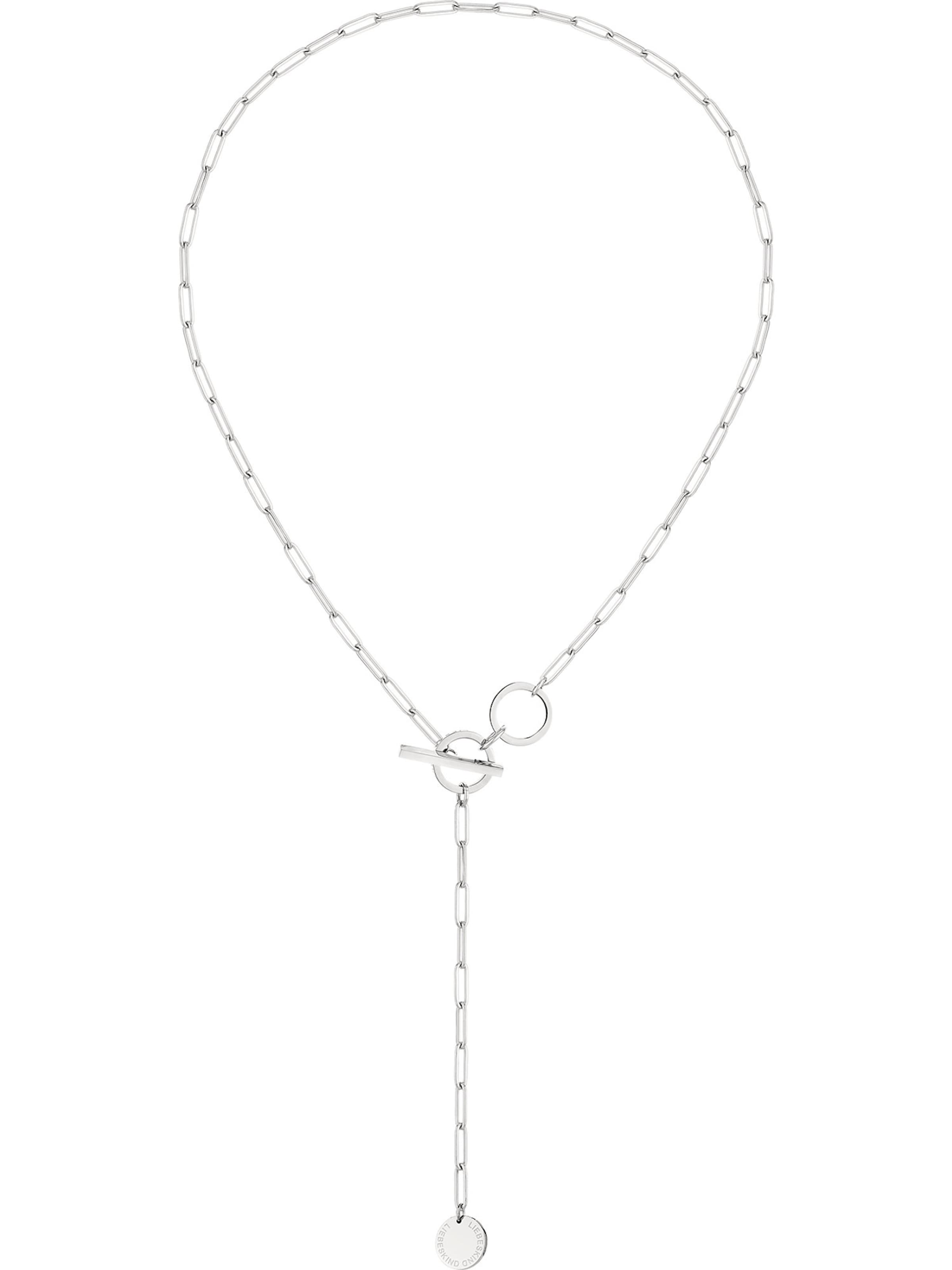 Chaîne Liebeskind Berlin en argent : devant