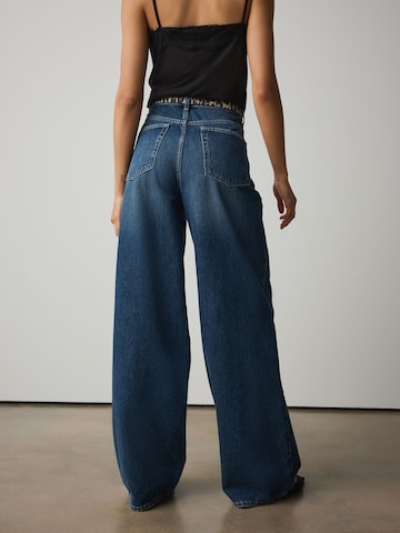 Next Wide leg Jeans in Blauw
