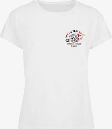 Merchcode Shirt 'Park Fields - City Slickers' in Wit: voorkant