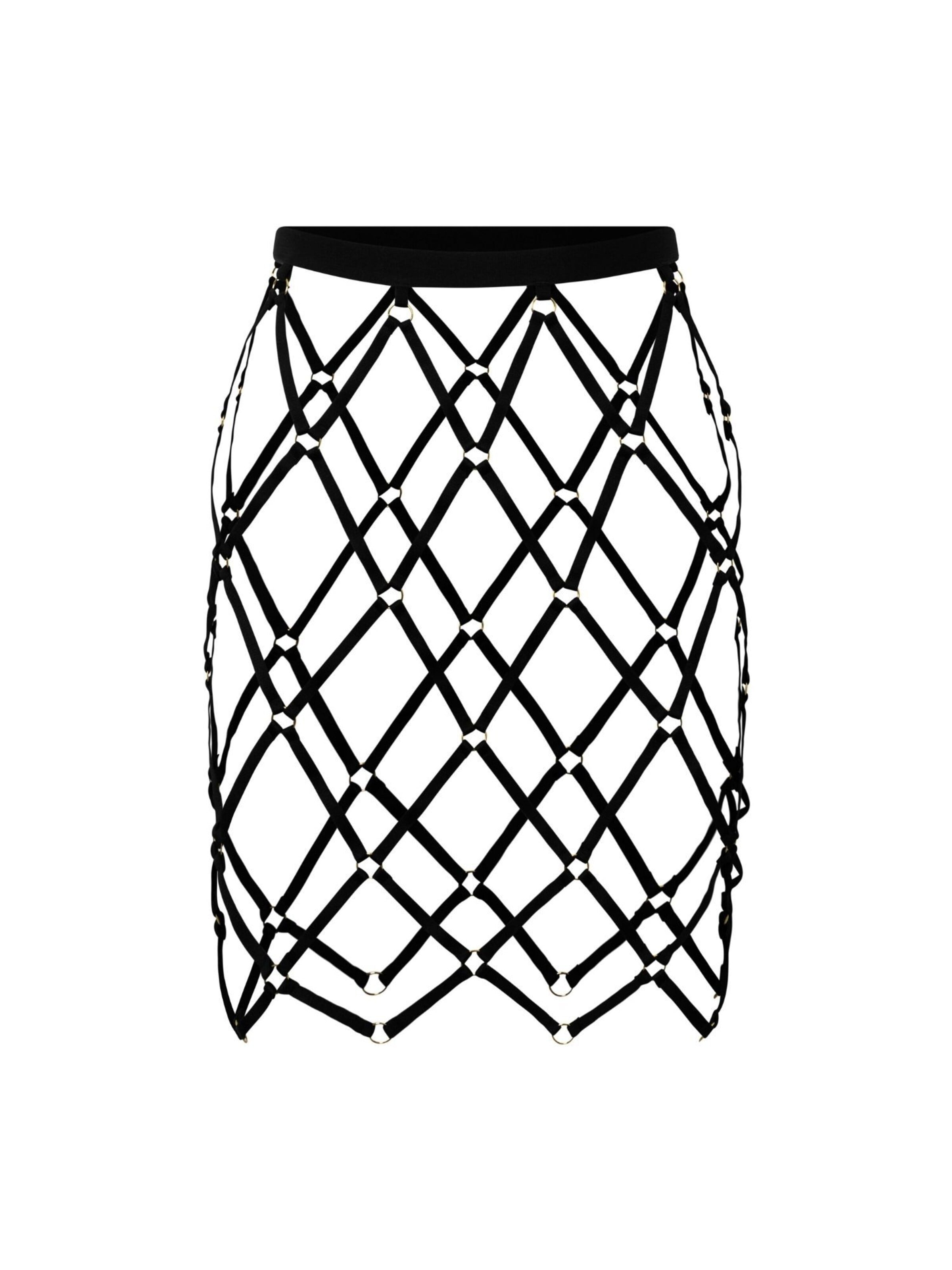 PROMEES Skirt 'stella' in Black: front