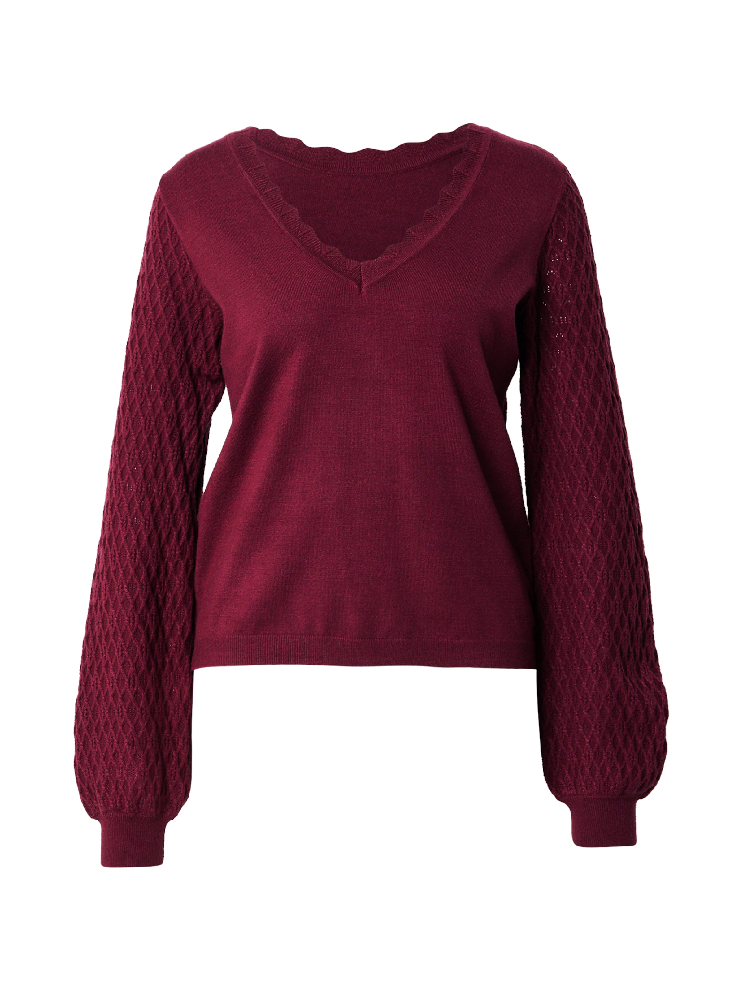VILA Pullover 'VIEmi' in weinrot, Produktansicht