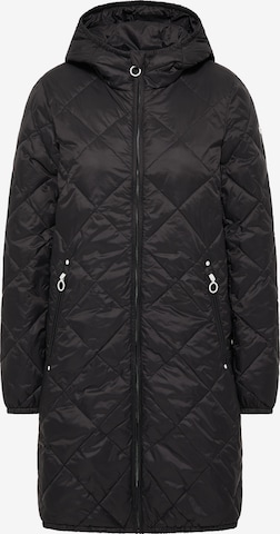 DreiMaster Maritim Between-Seasons Coat in Black: front