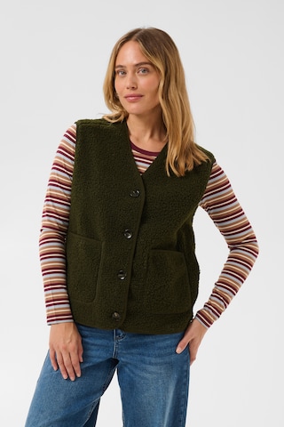 Kaffe - Colete em verde: frente