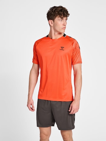 Hummel Performance shirt in Orange: front