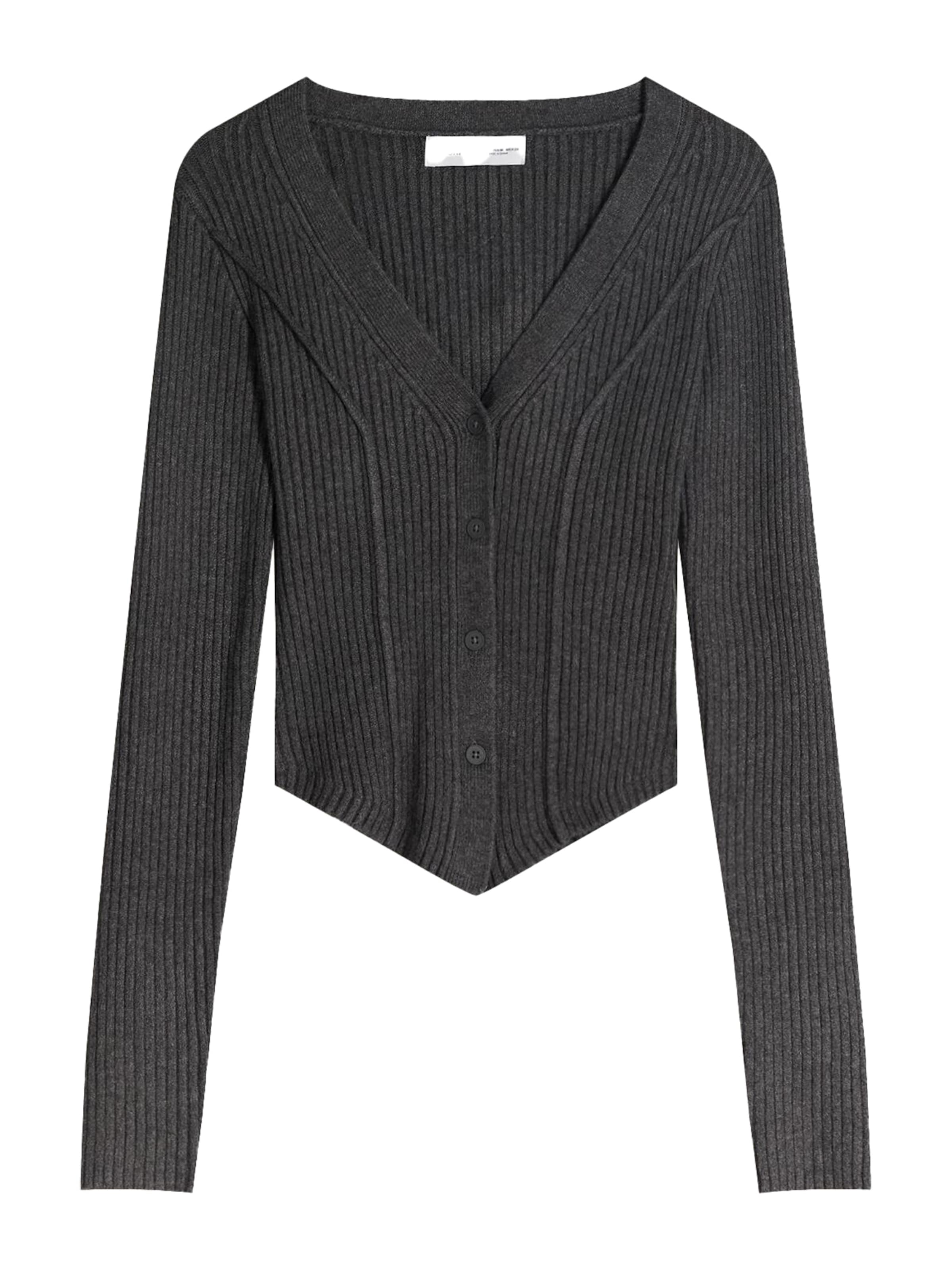 Cardigan Bershka en gris : devant