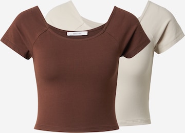 Tricou 'Jale' de la ABOUT YOU pe bej: față