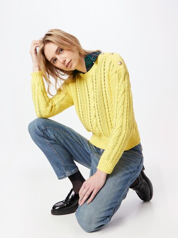 Lauren Ralph Lauren - Pullover 'YENFLED' em amarelo