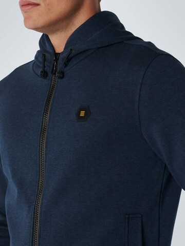 No Excess Zip-Up Hoodie in Blue