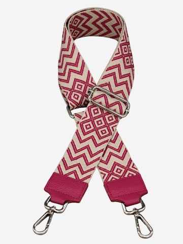 Accessoires pour sacs 'ZICK ZACK' Adel Bags en rose : devant