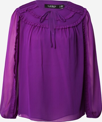 Camicia da donna di Lauren Ralph Lauren in lilla: frontale