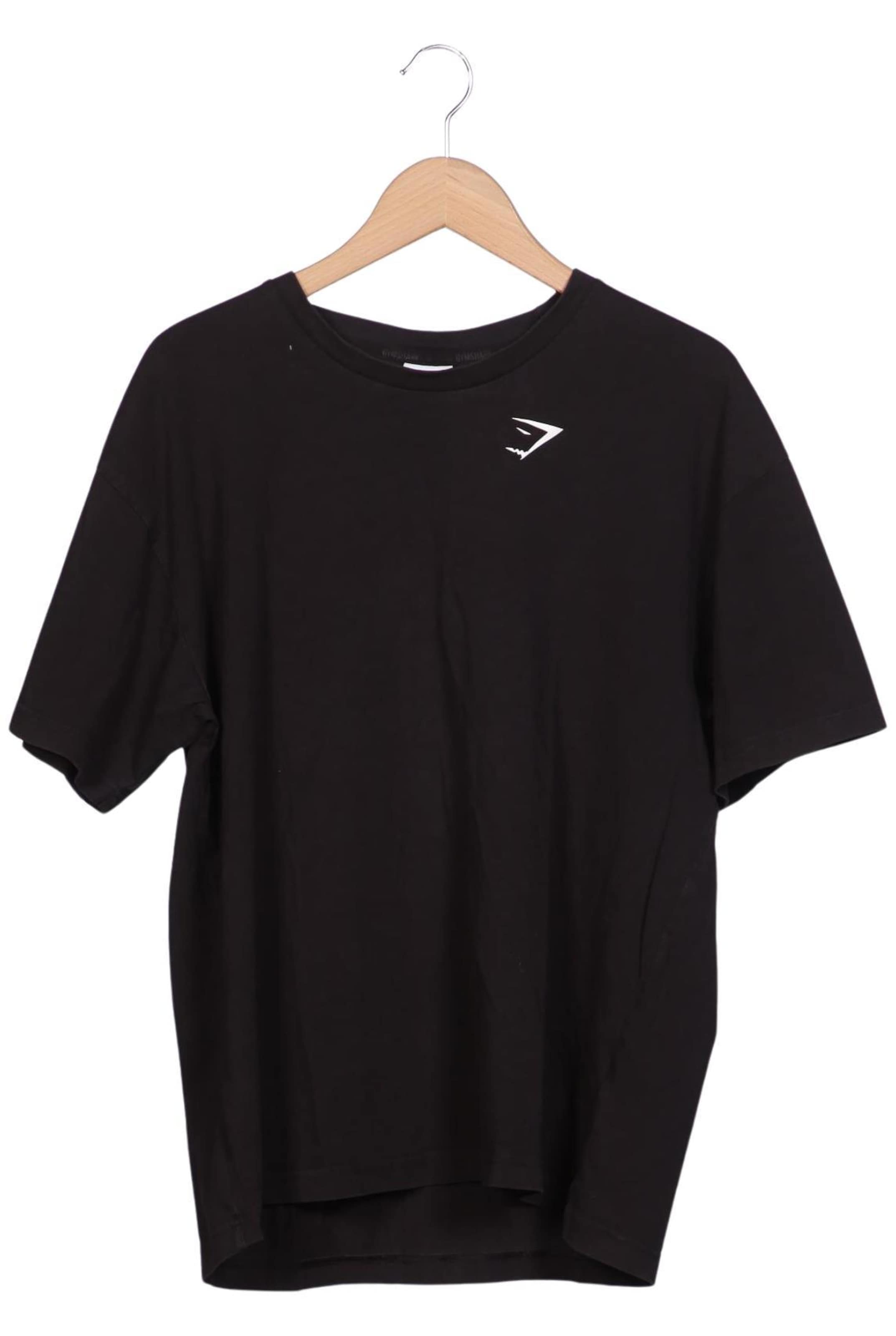 GYMSHARK Shirt in M in Black: front