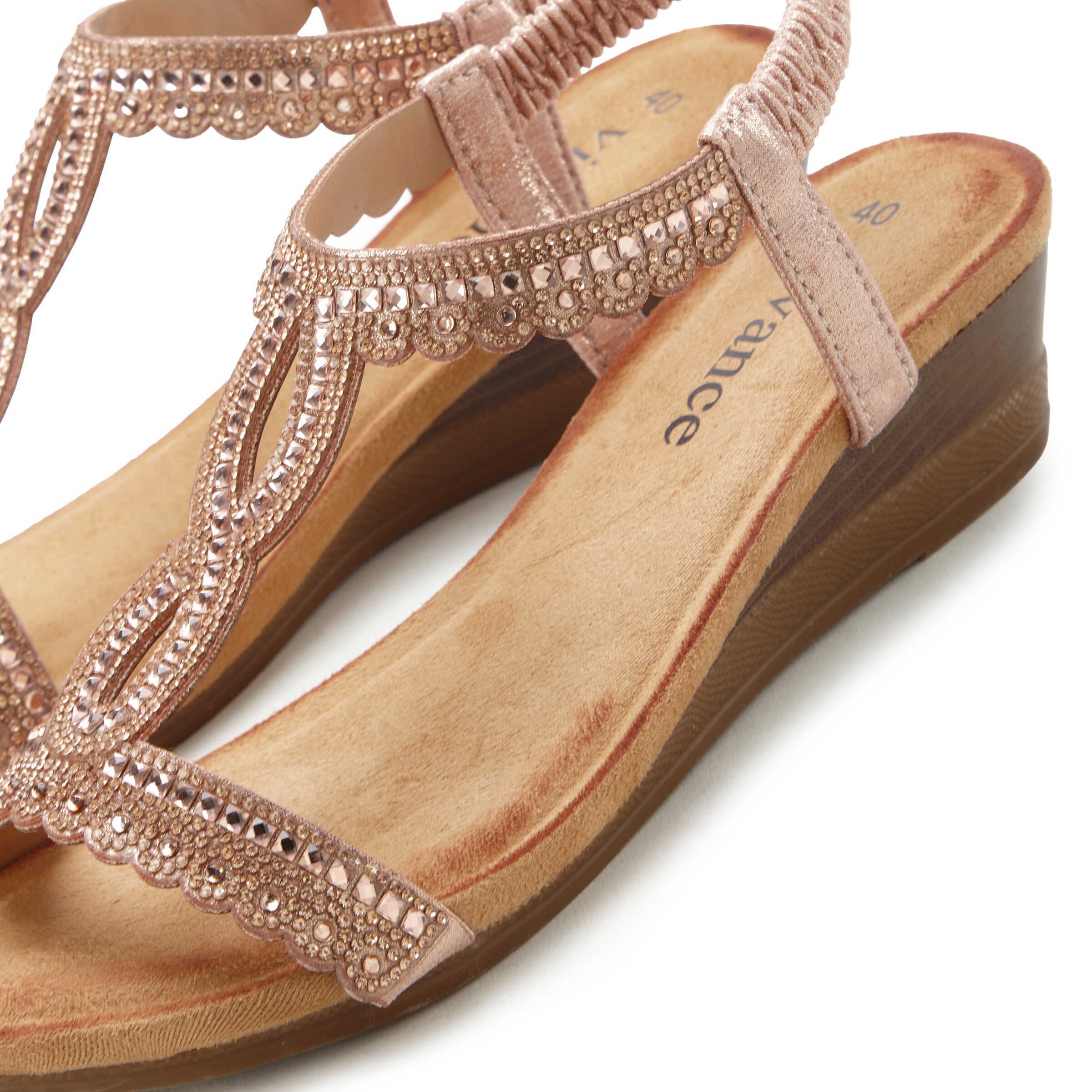 VIVANCE Sandals in Gold