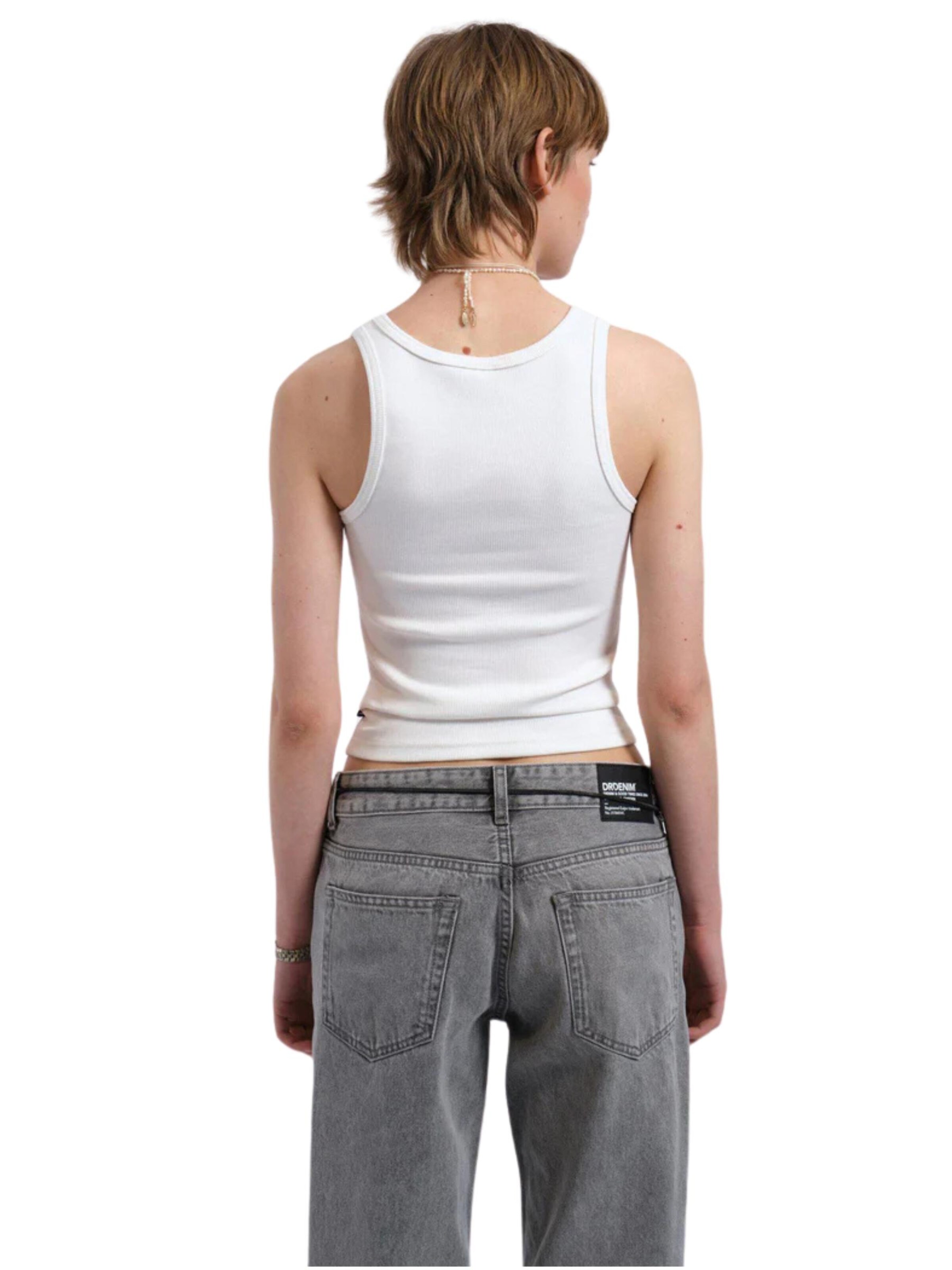 Haut Dr. Denim en blanc