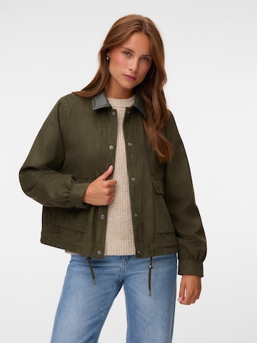 VERO MODA Prechodná bunda 'VMDARIAMARIA' - Zelená: predná strana