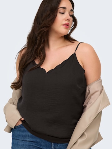 ONLY Carmakoma - Top 'CARDEBBIE' en marrón