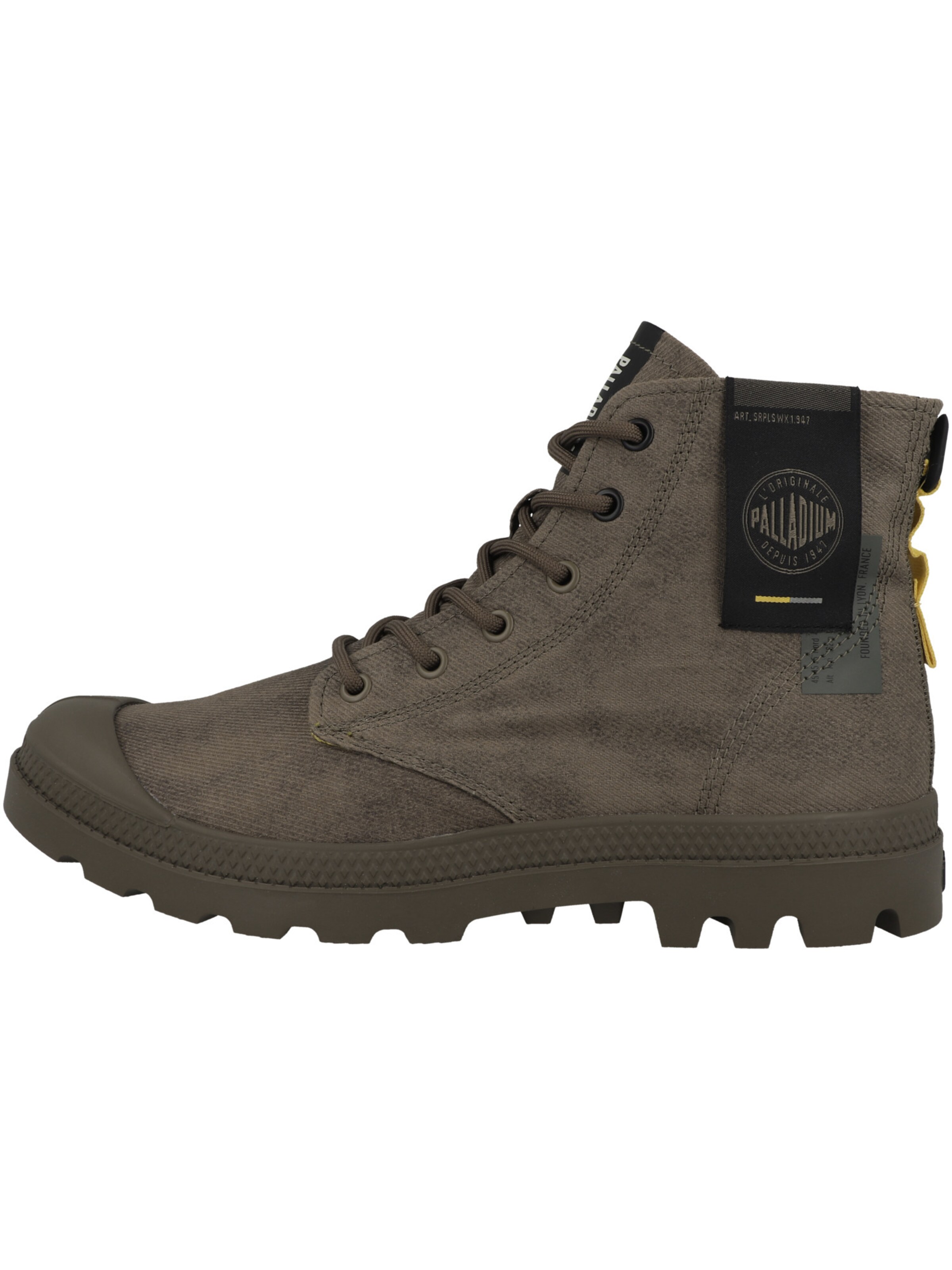 Stivaletto stringato 'Pampa Surplus' di Palladium in grigio: frontale