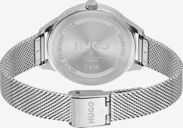 HUGO Analógové hodinky - strieborná